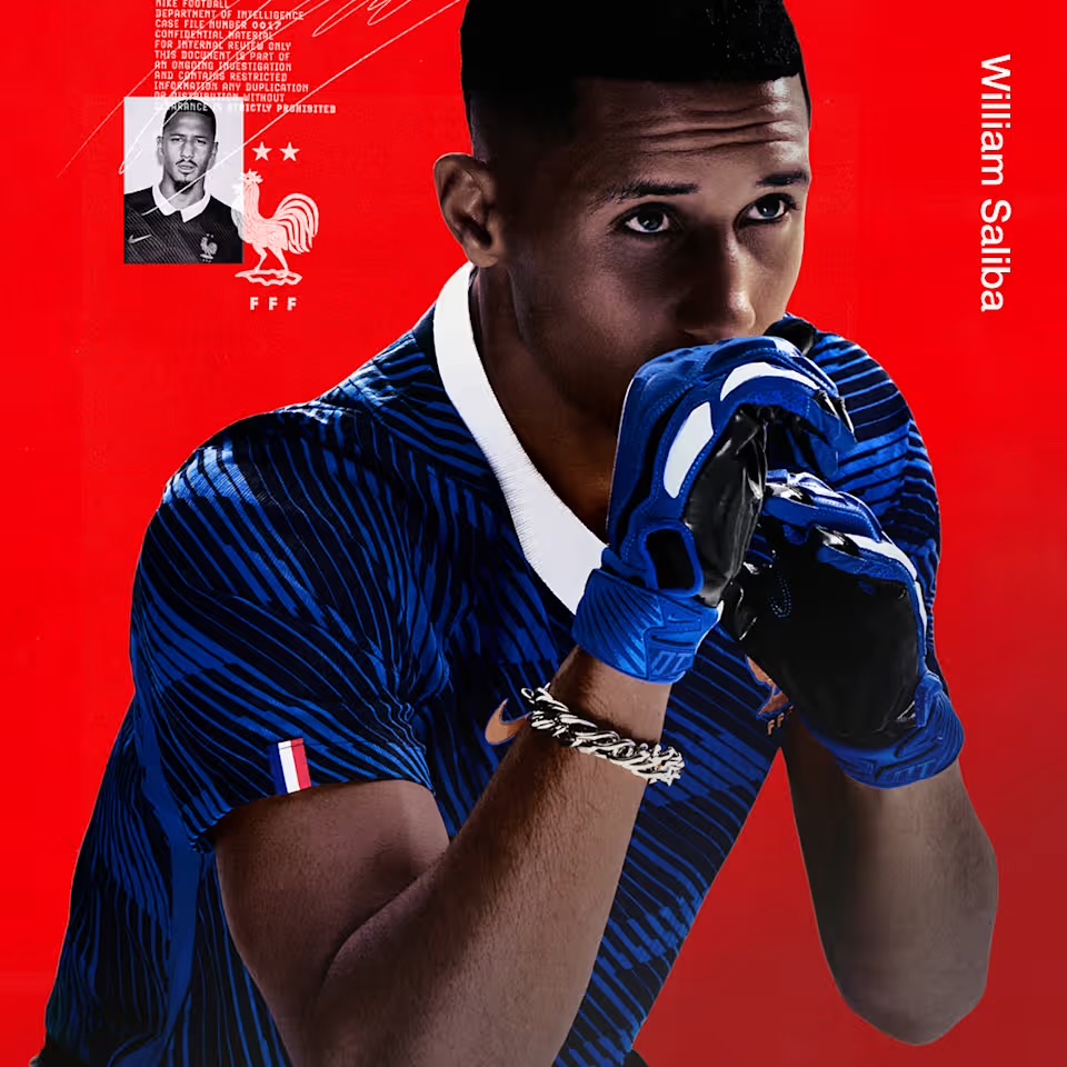 William Saliba — Maillot France Domicile CDM 2026